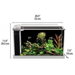 Acuario Fluval SPEC 19 lts. Blanco.