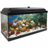 Acuario Kit Aqualed PRO 100 de 88 lts. Negro.